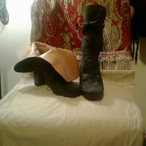 High Heel suede boots